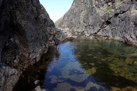 Na řadu přišlo i brodění.