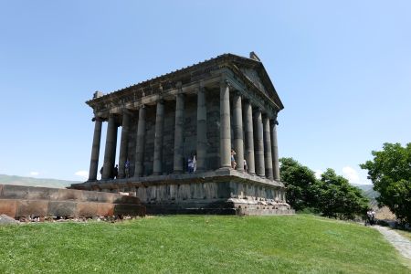 Chrám v Garni je jedinou antickou památkou v Arménii.