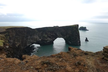 Skalní most v Dyrhólaey