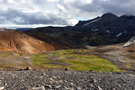 První výstup na Mænir se kvůli mrakům nezdařil. 