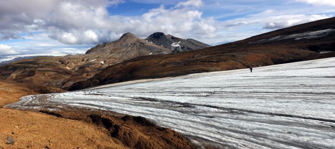 Přecházíme ledovec