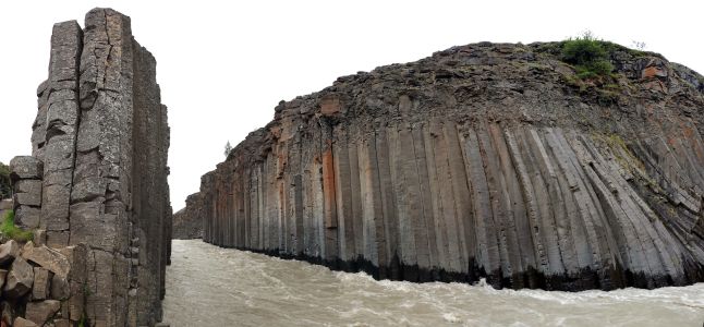 Stuðlagil - sloupový kaňon