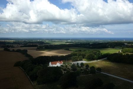 Na věži jsem přečkal několik přeháněk.