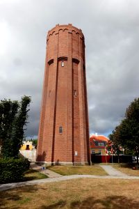 Vodárenská věž ve Skagenu. Jediné místo v Dánsku, kde jsem pro vstup potřeboval dánské koruny jako cash.