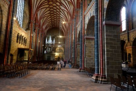 Interiér katedrály v Brémách