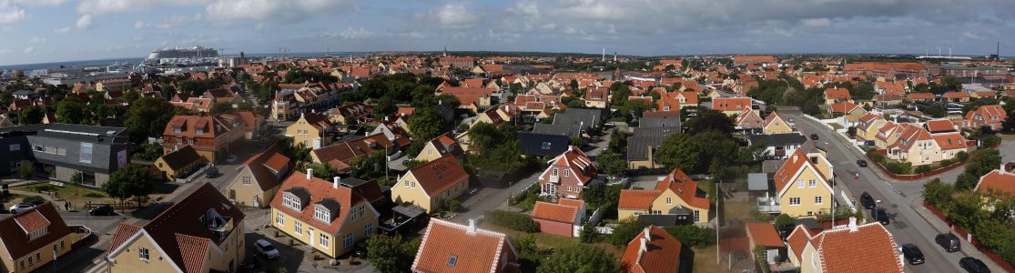 Panorama Skagenu z vodárny.