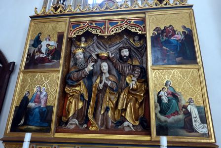 Krásný oltář vytvořili pravděpodobně žáci Mistra z Levoče