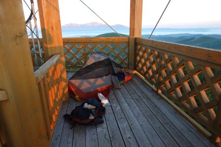 Moje nocležiště na Marčulině