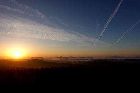 Východ slunce na Marčulině