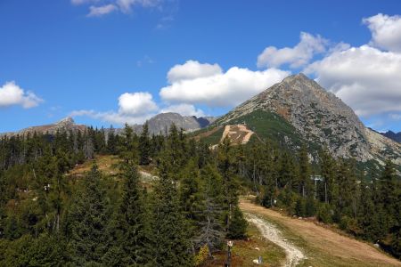 Predné Solisko z věže malého můstku.