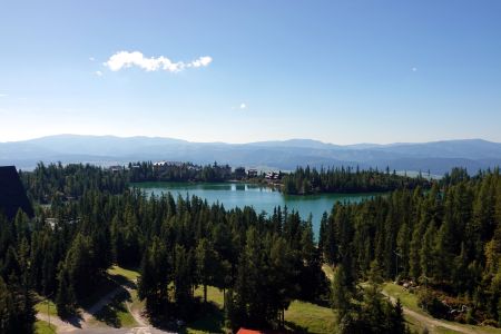 Štrbské pleso z věže