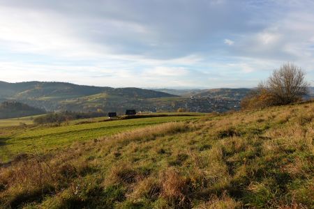 Přecházíme údolí a nastupujeme na vlastní hřeben Gorců