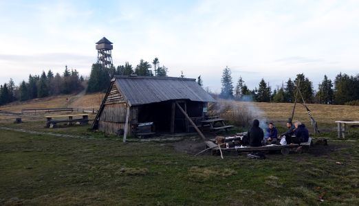 Tábořiště na Lubani.