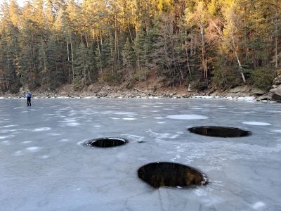 V jižních zátokách je spousta bublin.