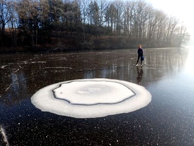 Velké metanové kolo na Jarkovickém rybníku