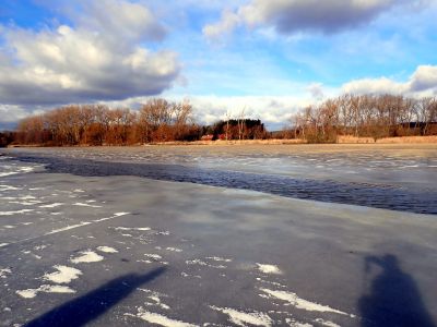 Vodní plocha na severozápadní straně Labutě