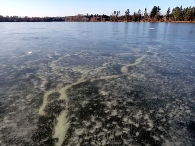 Velký Pálenec – malby v ledu