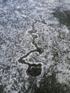 Zvláštní obrazce v ledu – Olgoj Chorchoj?