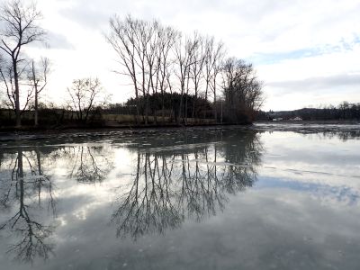 Nádherné odrazy i bez slunce na Sýkorníku