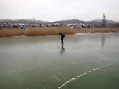 Na kopcích nad Balatonem je mnoho rozhleden. Na většinu z nich jsem v minulosti vylezl a při pohledu na nesmírnou vodní plochu jsem toužil si tu jednou zabruslit.