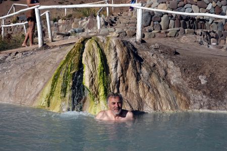 Voda v Termas Colina měla kolem 40 stupňů.
