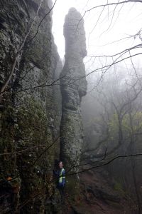 Skalní věže na Szent György-hegy