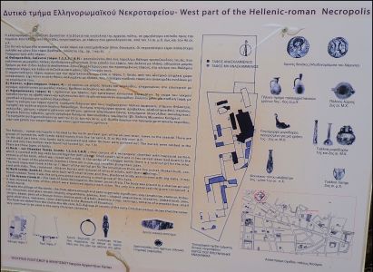 Archeologické naleziště v Kissamos z helénského období