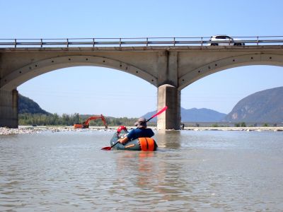 Tagliamento - končíme v Gemona del Friuli