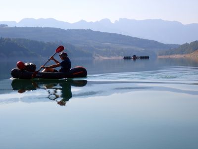 Vyplouváme na Lago di Santa Giustina