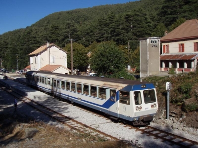 Sedlo Vizzavona a vlak CFC