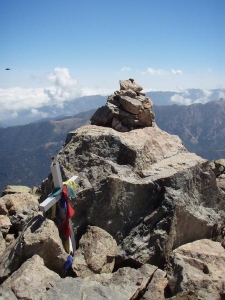 Vrchol monte d'Oro - 2389 m. n. m.