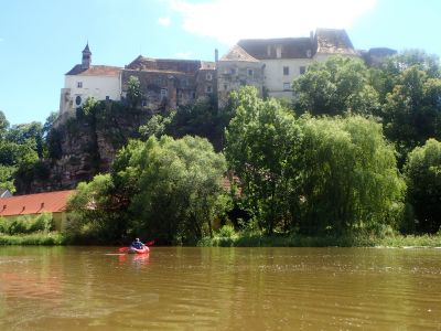 Na soutoku Deutsche a Mahrische Thaya